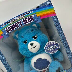 Care Bears GRUMPY BEAR Special Glitter Edition, 35cm Boxed Bear Kids Collectible